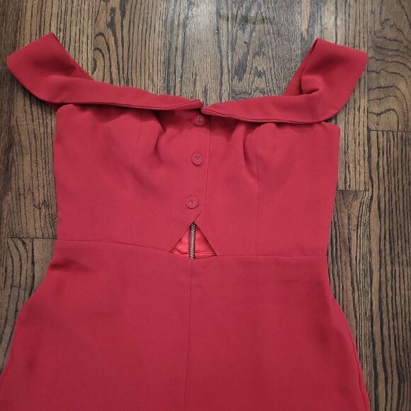 L'Academie X Revolve Leah Red Jumpsuit Size M - Picture 3 of 6
